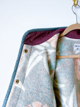 Load image into Gallery viewer, One-of-a-Kind: Vintage Wool Blanket Flora Jacket (M)