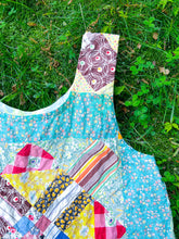 Load image into Gallery viewer, One-of-a-Kind: Alice's Favorite Quilt Top Turnaround Tank (M)