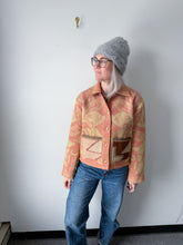 Load image into Gallery viewer, One-of-a-Kind: Golden Dawn Wool and Kilim Rug Field Jacket (S)