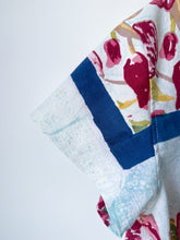 Load image into Gallery viewer, One-of-a-Kind: Vintage Tulip Tablecloth Shaftsbury Shirt (M)