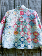 Load image into Gallery viewer, One-of-a-Kind: Economy Nine Patch Flora Jacket (S)
