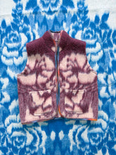Load image into Gallery viewer, One-of-a-Kind: Burgundy Ukrainian Blanket Vest (S) #2