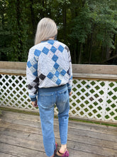 Load image into Gallery viewer, One-of-a-Kind: Overdyed Broken Star Quilt Pullover (L)