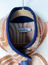 Load image into Gallery viewer, One-of-a-Kind: Vintage Mod Geometric Blanket Flora Jacket (L)