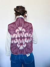 Load image into Gallery viewer, One-of-a-Kind: Burgundy Ukrainian Blanket Vest (S) #2