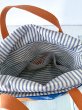 Load image into Gallery viewer, One-of-a-Kind: Diamonds on Point Project Bag (with detachable strap)