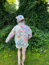 Load image into Gallery viewer, One-of-a-Kind: Economy Nine Patch Flora Jacket (S)