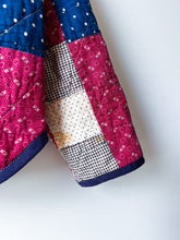Load image into Gallery viewer, One-of-a-Kind: Nine Patch Flora Jacket (L)