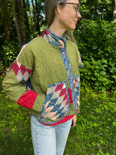 Load image into Gallery viewer, One-of-a-Kind: 1800s Lone Star Flora Jacket (M)