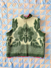 Load image into Gallery viewer, One-of-a-Kind: Deep Forest Floral Ukrainian Blanket Vest (L/XL)