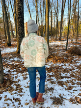 Load image into Gallery viewer, One-of-a-Kind: Vintage Wool Blanket Flora Jacket (M)