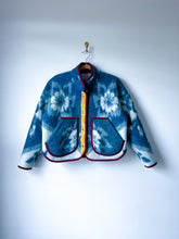 Load image into Gallery viewer, One-of-a-Kind: Ukrainian Deep Blue Floral Blanket Flora Jacket (S)