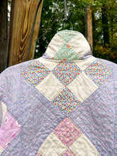 Load image into Gallery viewer, One-of-a-Kind: Nine Patch Cropped Chore Coat (S)