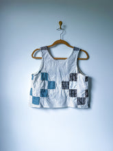 Load image into Gallery viewer, One-of-a-Kind: Chimney Sweep Quilt Top Turnaround Tank (S)