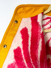 Load image into Gallery viewer, One-of-a-Kind: Vintage Ukrainian Floral Blanket Flora Jacket (S)