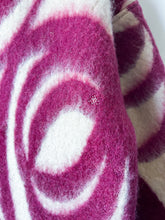 Load image into Gallery viewer, One-of-a-Kind: Ukrainian Raspberry Blanket Flora Jacket (M)