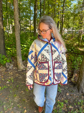 Load image into Gallery viewer, One-of-a-Kind: Duck & Ducklings Hooded Flora Jacket (L)