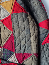 Load image into Gallery viewer, One-of-a-Kind: 19th Century Twinkling Star Lined Chore Coat (L)