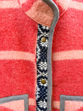 Load image into Gallery viewer, One-of-a-Kind: Gridline Vintage Wool Blanket Flora Jacket (M)