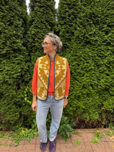 Load image into Gallery viewer, One-of-a-Kind: Ochre Vintage Blanket Vest (M)