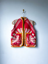 Load image into Gallery viewer, One-of-a-Kind: Ukrainian Wool Blanket Vest (XS-M)