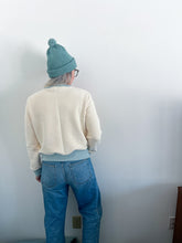 Load image into Gallery viewer, One-of-a-Kind: Vintage Orr Health Wool Blanket French Terry Pullover (M)