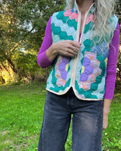 Load image into Gallery viewer, One-of-a-Kind: Grandmother's Flower Garden Vest #2