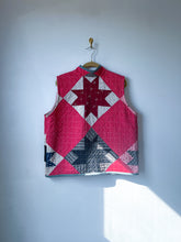 Load image into Gallery viewer, One-of-a-Kind: Eight Point Star Quilt Vest (L/XL)