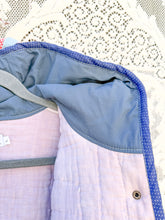 Load image into Gallery viewer, One-of-a-Kind: String Quilt Hooded Flora Jacket (L)