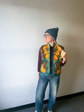 Load image into Gallery viewer, One-of-a-Kind: Ukrainian Wool Blanket Vest (XS-M)