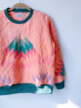 Load image into Gallery viewer, One-of-a-Kind: Overdyed Broken Star Quilt Pullover (XL)