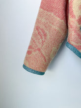 Load image into Gallery viewer, One-of-a-Kind: Golden Dawn Wool Blanket Hooded Flora Jacket (M)