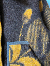 Load image into Gallery viewer, One-of-a-Kind: Bark and Goldenrod Wool Blanket Cropped Chore Coat (M)