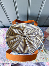 Load image into Gallery viewer, One-of-a-Kind: Indigo Mother’s Choice Project Bag (with detachable strap)