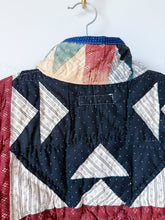 Load image into Gallery viewer, One-of-a-Kind: 19th Century Churn Dash Flora Jacket (M)