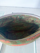 Load image into Gallery viewer, One-of-a-Kind: Floral Wool Zip Pouch