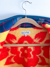 Load image into Gallery viewer, One-of-a-Kind: Hawaiian Floral Wool Blanket Flora Jacket (XS)
