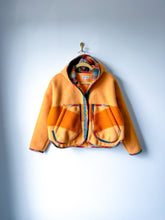 Load image into Gallery viewer, One-of-a-Kind: Hudson Bay Wool Blanket Hooded Flora Jacket (S)