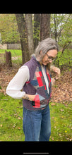 Load image into Gallery viewer, One-of-a-Kind: Lattice and Square Quilt Vest (XS-M)