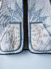 Load image into Gallery viewer, One-of-a-Kind: Sunburst Quilt Vest (XS-M)