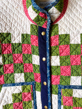 Load image into Gallery viewer, One-of-a-Kind: Irish Chain Flora Jacket (L)