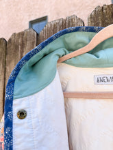 Load image into Gallery viewer, One-of-a-Kind: Tumbling Star KID’S Hooded Flora Jacket (9 year)
