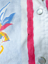 Load image into Gallery viewer, One-of-a-Kind: Vintage Fern and Pussy Willow Tablecloth Shaftsbury Shirt (M)