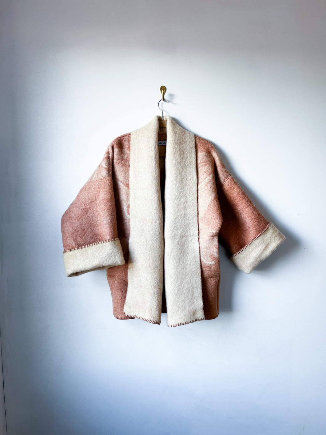 One-of-a-Kind: Vintage Orr Health Wool Blanket Cocoon Coat (flexible sizing)