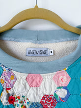 Load image into Gallery viewer, One-of-a-Kind: Grandmother's Flower Garden French Terry Pullover (M)