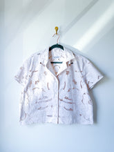 Load image into Gallery viewer, One-of-a-Kind: Antique Cutwork Embroidery Shaftsbury Shirt (M)