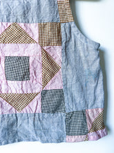 Load image into Gallery viewer, One-of-a-Kind: Gem Block Quilt Top Turnaround Tank (S)