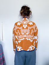 Load image into Gallery viewer, One-of-a-Kind: Camel and White Blanket Flora Jacket (S)