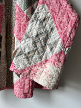 Load image into Gallery viewer, One-of-a-Kind: Fox and Geese Cocoon Coat (flexible sizing)