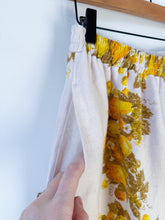 Load image into Gallery viewer, One-of-a-Kind: Vintage Linen Tablecloth Easy Pant (S)